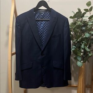 Indochino Elegant Navy Blazer for Men
